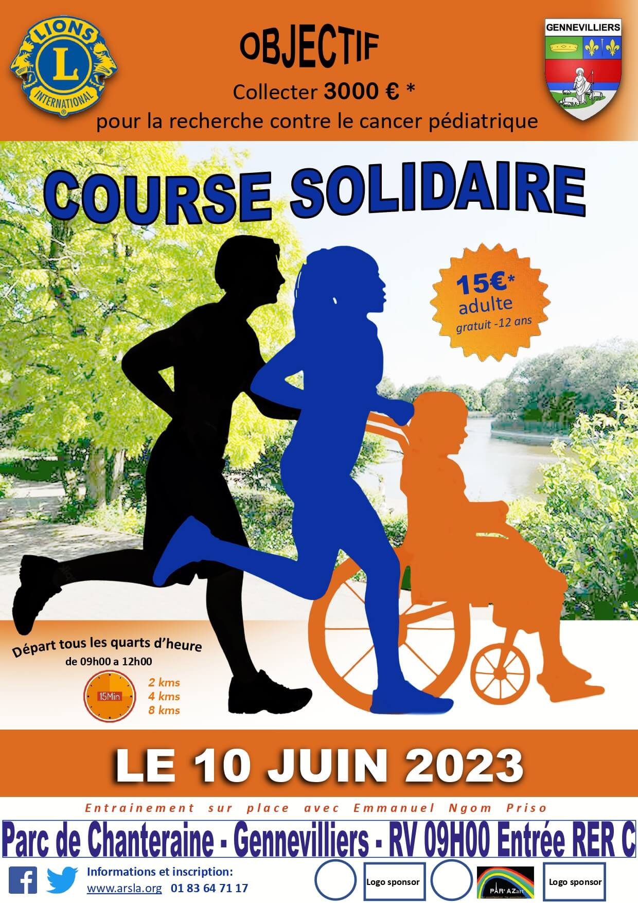 course solidaire Gennevilliers