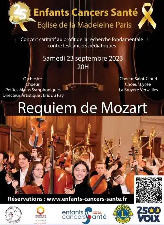 Concert anniversaire Enfants Cancers Sante et Les petites mains symphoniques sunissent autour de la cause des enfants malades
