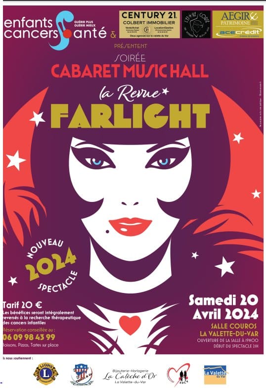 Soiree Cabaret Music Hall a La Valette du Var