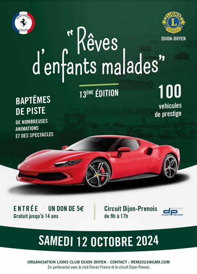 Dijon 13eme edition de Reves denfants malades