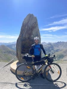 Traversée de la France à vélo par Valentin Calleja en soutien aux enfants atteints de cancers