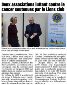 Un loto avec Lions Club Beaugency Val de Loire