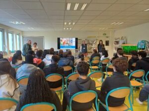 Intervention auprès des jeunes du lycée Jean-Lurçat à Fleury-les-Aubrais (45)