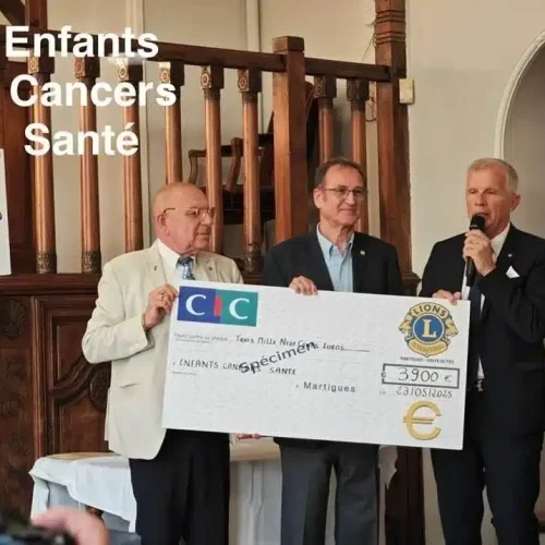 Lions Club Martigues Golfe de Fos Un geste solidaire salué par tous