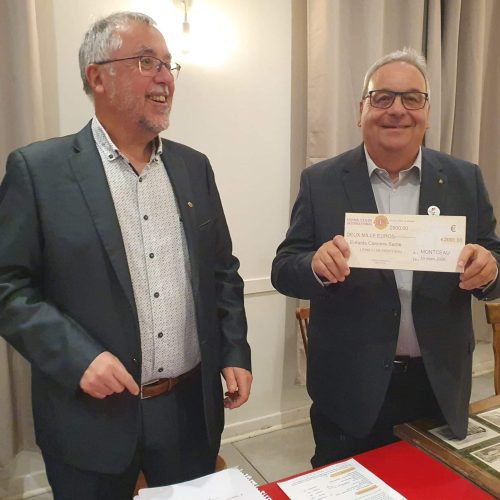 Lions Club Montceau-les-Mines - Don 2 000€