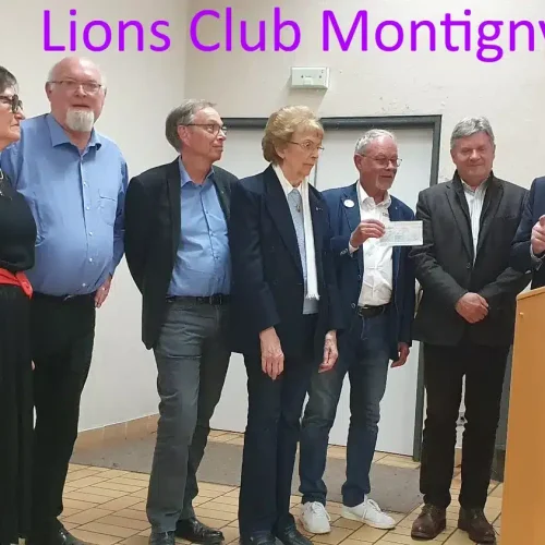 Soutien du Lions Club de Montigny Europe en Moselle