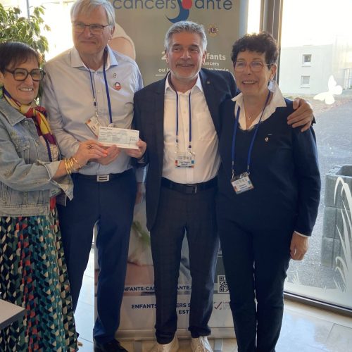 Soutien fidèle du Lions Club de GUEBWILLER – Vente de Mimosa